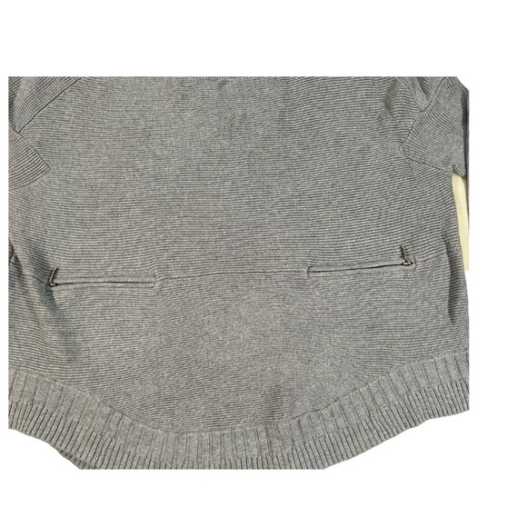 Victoria Secret Pink Sweater Women's Size: M Gray Pullover Knit Long Sleeve - Picture 8 of 9